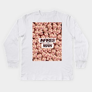 SUGA "INFIRES MAN" Kids Long Sleeve T-Shirt